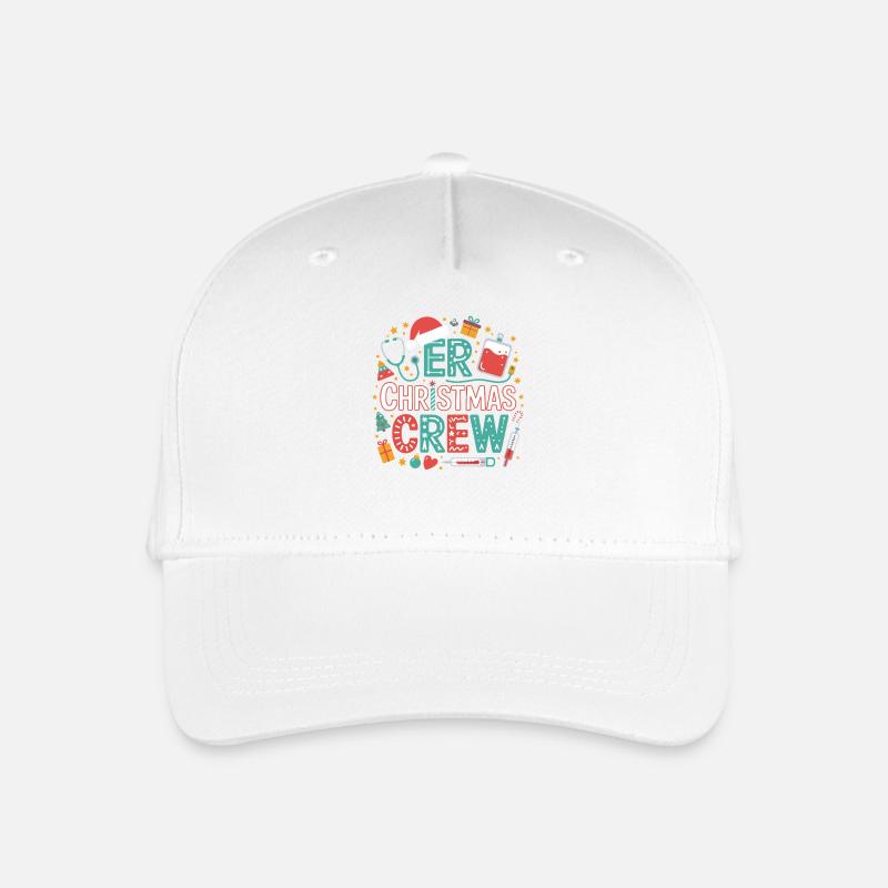 Nurse Christmas Crew - Organic Kids’ Baseball Cap - white