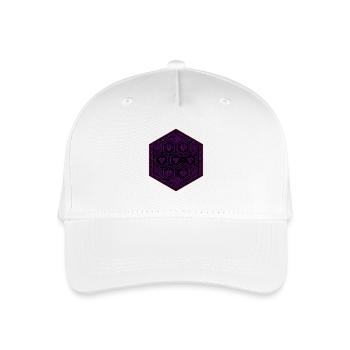 Geometrie Mandala Muster Feier Festival Wear Yoga  - Kinder Bio Basecap - Weiß - Vorne