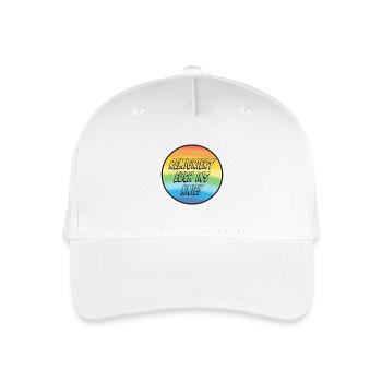 Migrate to your knees! - Organic Kids’ Baseball Cap - white - Front