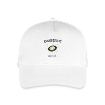 Meine Nachbarn hören gute Musik – Meine - Organic Kids’ Baseball Cap - white - Front