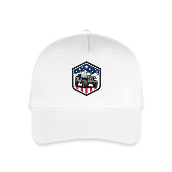 Willys-Overland-Jeep-USA - Kinder Bio Basecap - Weiß - Vorne