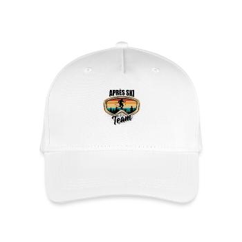 Après Ski Team, Wintersport, Skiurlaub - Kinder Bio Basecap - Weiß - Vorne