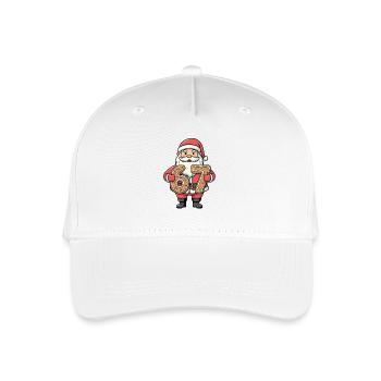 Santa 67 Meme-Keks-Ziffern - Kinder Bio Basecap - Weiß - Vorne