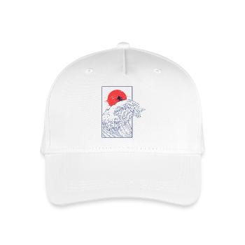Snowboard, Vintage Japanese - Organic Kids’ Baseball Cap - white - Front
