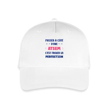 ATSEM - Kinder Bio Basecap - Weiß - Vorne