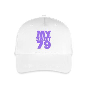 Sweet 79 - Organic Kids’ Baseball Cap - white - Front