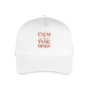 ICU Nurse Calm Is Contagious Panic Trauma Response - Organic Kids’ Baseball Cap - white - Front