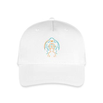 gamer mecha, gaming zielvisier - Kinder Bio Basecap - Weiß - Vorne