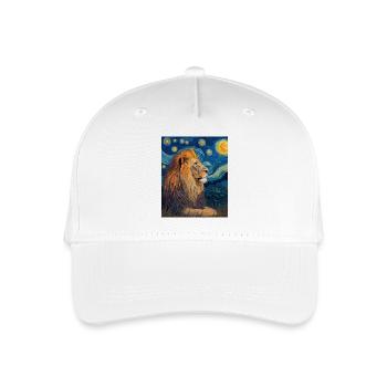 Lion Van Gogh - Casquette de baseball bio Enfant - blanc - Devant