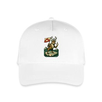 Greenland Shirt Reindeer Caribou - Kinder Bio Basecap - Weiß - Vorne