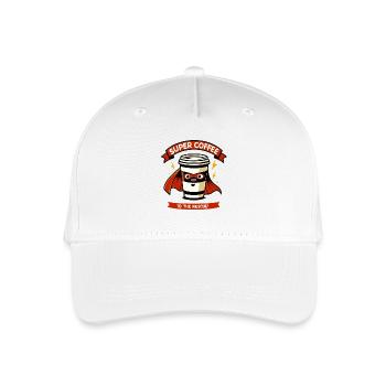 Super Kaffee Retter Cup - Kinder Bio Basecap - Weiß - Vorne