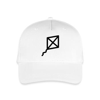 Kite - Organic Kids’ Baseball Cap - white - Front