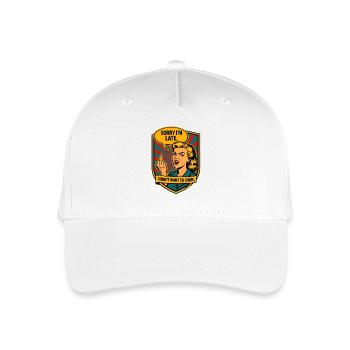 Désolé, retardé – Provocation rétro - Casquette de baseball bio Enfant - blanc - Devant