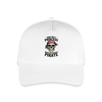 Pirate Skull Bandana - Organic Kids’ Baseball Cap - white - Front