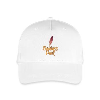 Poète redoutable à la plume - Casquette de baseball bio Enfant - blanc - Devant