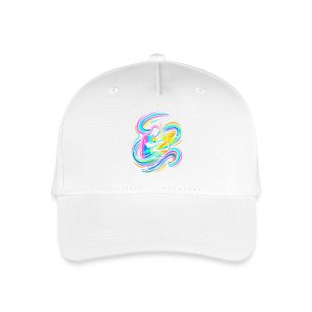 Bunter Trommler - Kinder Bio Basecap - Weiß - Vorne