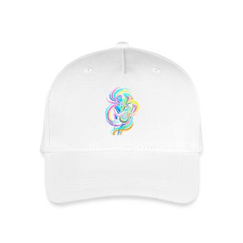 Tuba player - Organic Kids’ Baseball Cap - white - Front