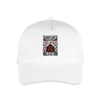 Tierfrei & trotzdem wild | Zirkus Statement - Kinder Bio Basecap - Weiß - Vorne