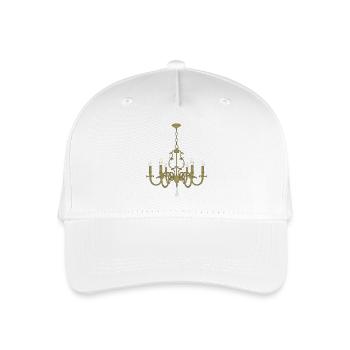Gold Chandelier Pendant Light - Organic Kids’ Baseball Cap - white - Front