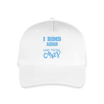 Crazy Aidan - Kinder Bio Basecap - Weiß - Vorne