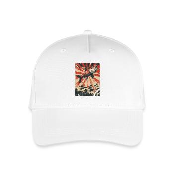 Jumping Fish dans un style poster rétro - Casquette de baseball bio Enfant - blanc - Devant