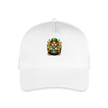 Beagle Leprechaun Jour de la Saint-Patrick - Casquette de baseball bio Enfant - blanc - Devant
