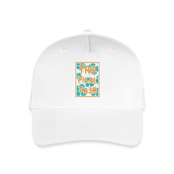 Tropical Tahiti Summer Island Vibes Graphic - Kinder Bio Basecap - Weiß - Vorne