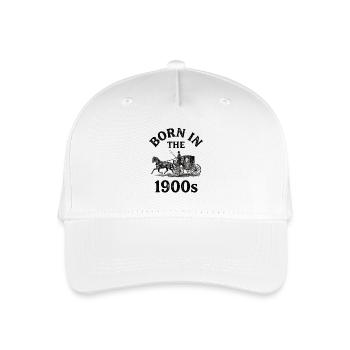 1900er Vintage Shirt für Nostalgie Fans - Kinder Bio Basecap - Weiß - Vorne