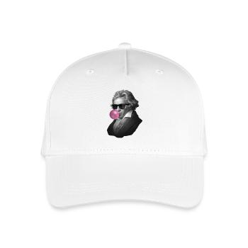 Genie mit Bubblegum und Sonnenbrille - Kinder Bio Basecap - Weiß - Vorne