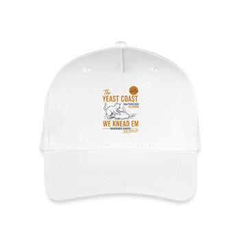 The Yeast Coast We Knead Em Sourdough - Organic Kids’ Baseball Cap - white - Front
