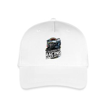 Racing Simulator - Organic Kids’ Baseball Cap - white - Front