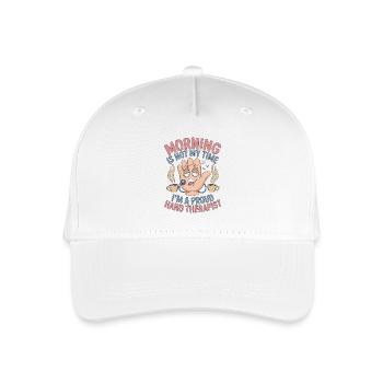 Le thérapeute de la main Morning n’est pas mon kinésithérapeute - Casquette de baseball bio Enfant - blanc - Devant