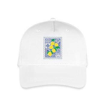 Italien Zitronen Italia Amalfi Küste Sommer - Kinder Bio Basecap - Weiß - Vorne