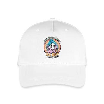Sensibilisation à la fibromyalgie : squelette des malades chroniques - Casquette de baseball bio Enfant - blanc - Devant