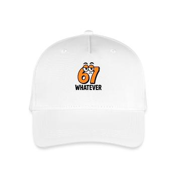 Six Seven Whatever Italian Brainrot Humor Meme - Organic Kids’ Baseball Cap - white - Front
