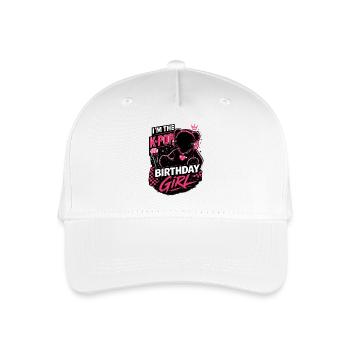 I'm The K Pop Birthday Girl - Organic Kids’ Baseball Cap - white - Front