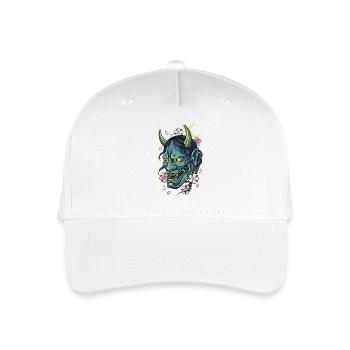 Hannya – Yōkai-Dämon - Kinder Bio Basecap - Weiß - Vorne