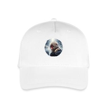 Japanmakak Japanese Macaque - Kinder Bio Basecap - Weiß - Vorne
