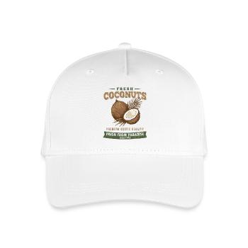 Vintage Kokosnuss Shirt, Tropical Coconut Style - Casquette de baseball bio Enfant - blanc - Devant
