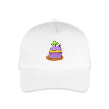Törtchen Kuchen Muffin Süßigkeiten Kinder - Kinder Bio Basecap - Weiß - Vorne
