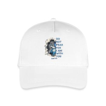 Wolf Christliches Zitat - Kinder Bio Basecap - Weiß - Vorne