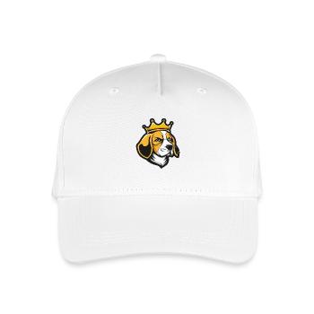Couronne de chien beagle - Casquette de baseball bio Enfant - blanc - Devant