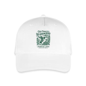 Rubinkehl-Kolibri - Kinder Bio Basecap - Weiß - Vorne