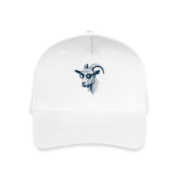 Great Goat - Organic Kids’ Baseball Cap - white - Front