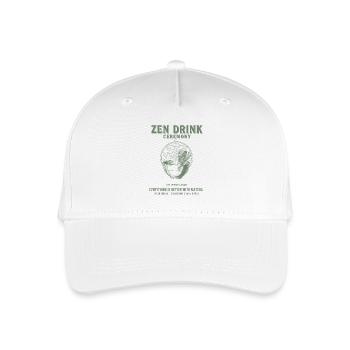 Cérémonie zen de la boisson, tout est mieux avec - Casquette de baseball bio Enfant - blanc - Devant