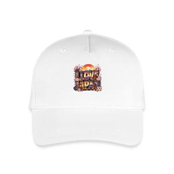 J’adore le Japon Sakura Mont Fuji Tokyo Skyline Pour - Casquette de baseball bio Enfant - blanc - Devant