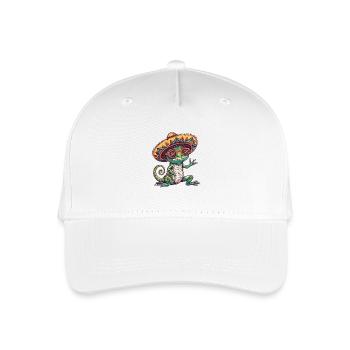 Sombrero drôle de caméléon - Casquette de baseball bio Enfant - blanc - Devant
