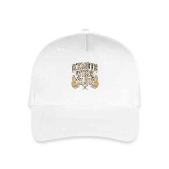 Remote Work Club Web Developer Remote Developer - Organic Kids’ Baseball Cap - white - Front