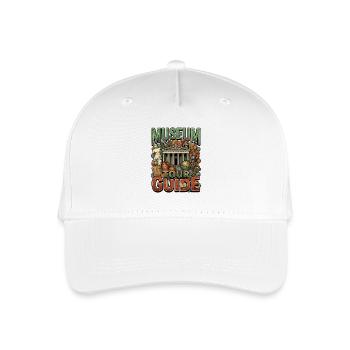 Museumstour Guide - Kinder Bio Basecap - Weiß - Vorne
