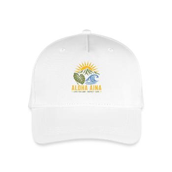 Aloha Aina Land Care - Organic Kids’ Baseball Cap - white - Front